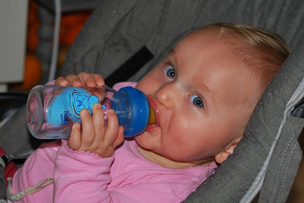 Baby, Drinking, People, Child, Drink Bottle