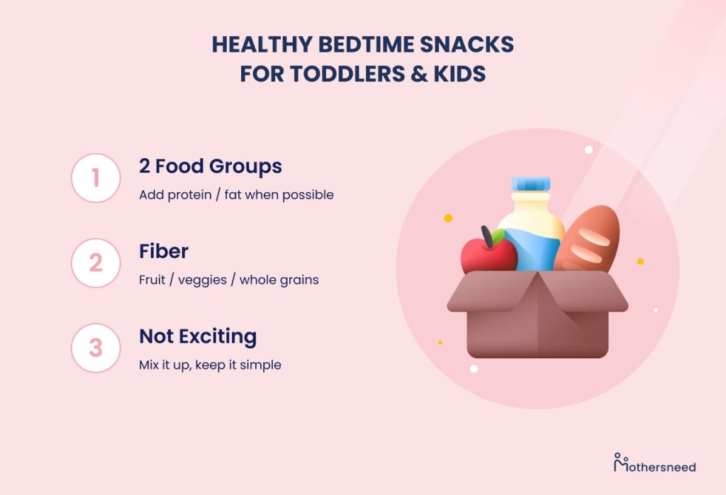 Healthy Bedtime Snacks for Toddlers & Kids