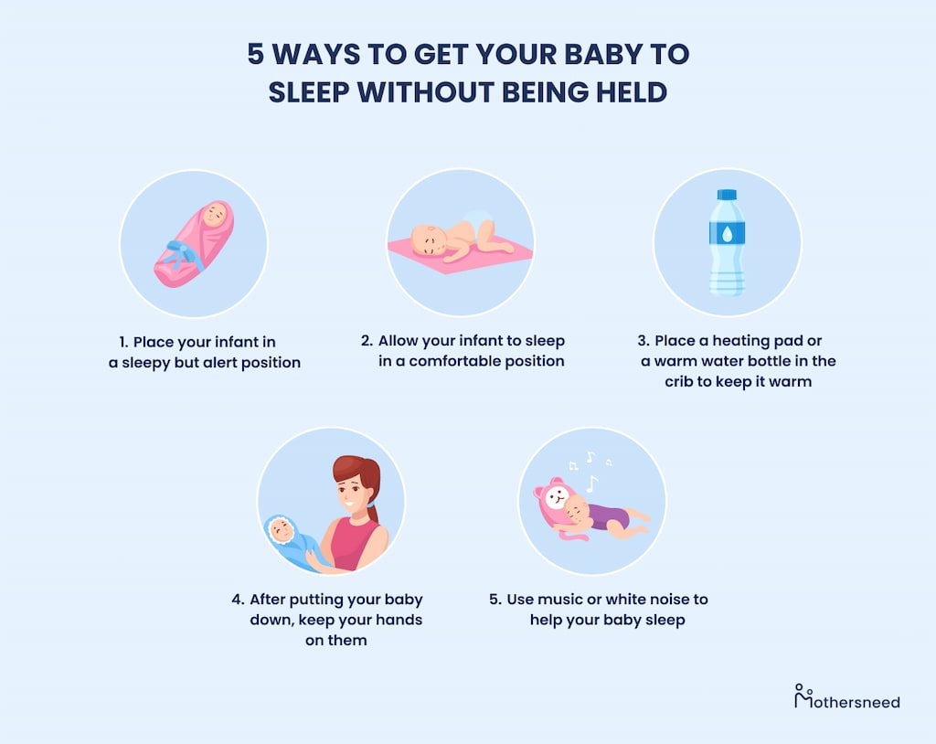 5 Ways to Get Your Baby to Sleep Without Being Held