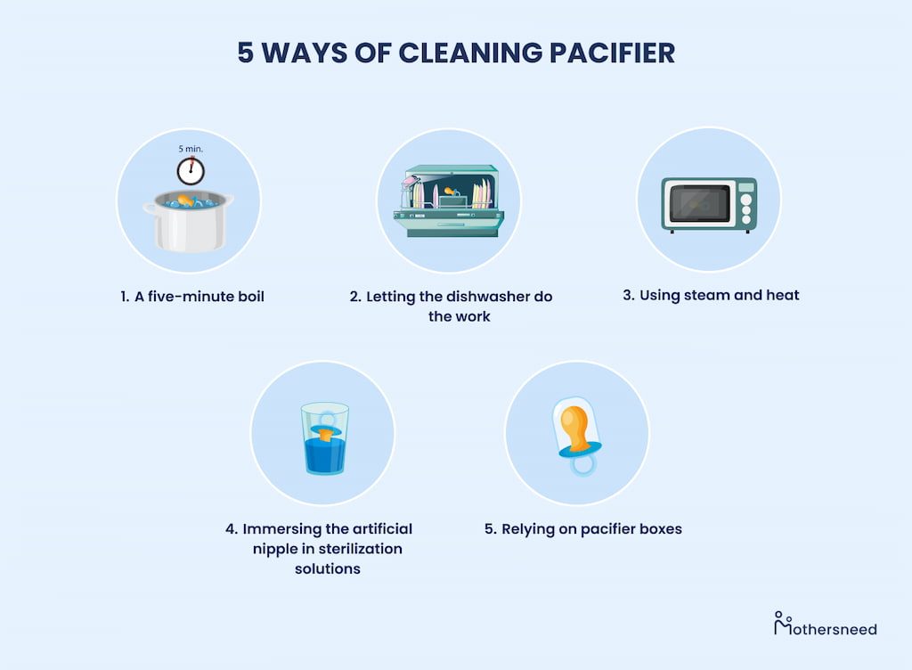 5 Ways of Cleaning Pacifier